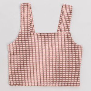 AE Squared Neck Cropped Tank Top